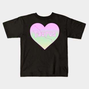 Taurus Constellation Heart Kids T-Shirt